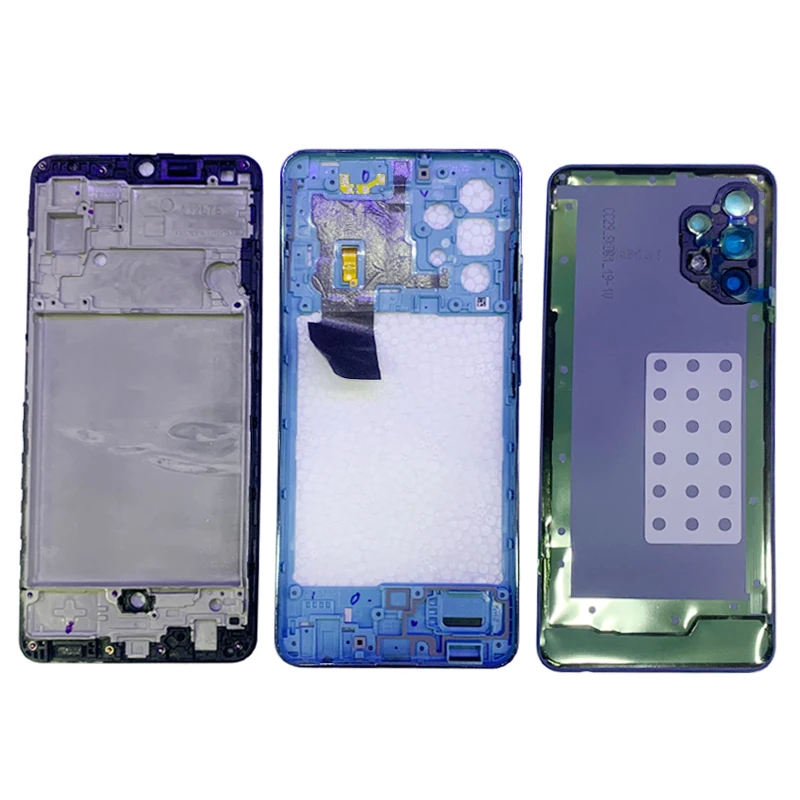Rear Door Battery Cover Housing Case For Samsung A32 A325 4G Back Cover with Middle Frame Camera Lens Logo Repair Parts