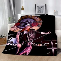 Hot Band G-Guns N Printed Blanket Picnic Blankets Warm Blanket Soft and Comfortable Blanket Home Travel R-Roses  Birthday 2