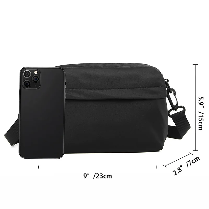 Versatile Men's Lightweight Crossbody Shoulder Bag
