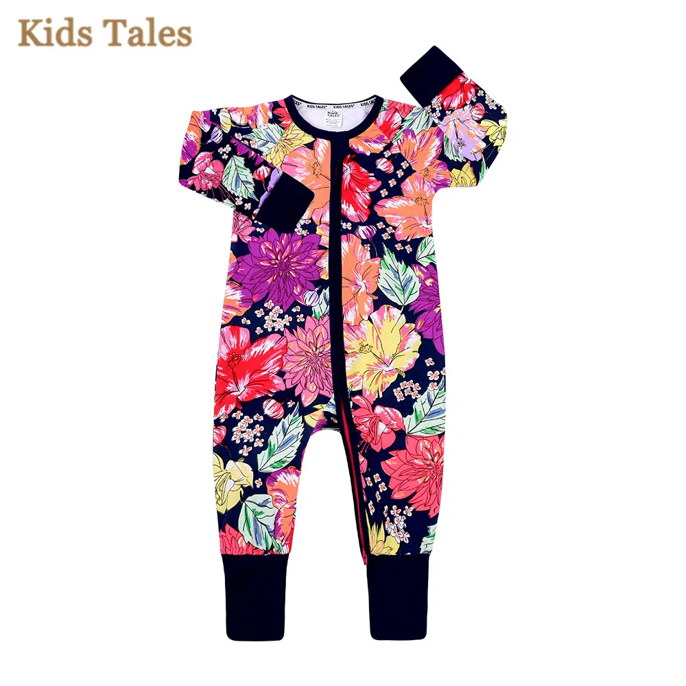 baby clothes cheap Newborn Baby Girls Boy Rompers Infant Cotton Cartoon Print Cute Jumpsuit Toddler Long Sleeve Double Zipper Pajamas Spring Autumn Cute Infant Baby Girls Romper