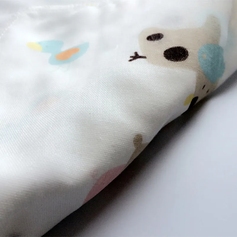 Baby Infant Towel 25*25cm Muslin Towel Handkerchiefs Two Layers Wipe 10Pcs