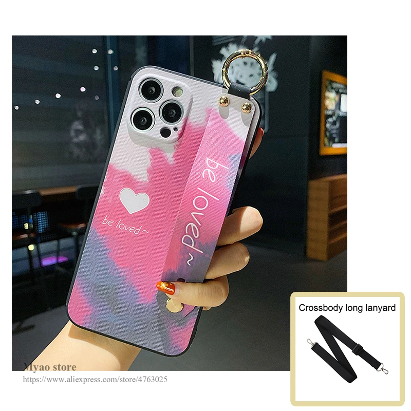 Be Loved Wrist Strap Phone Case with Enhanced Protection and Style