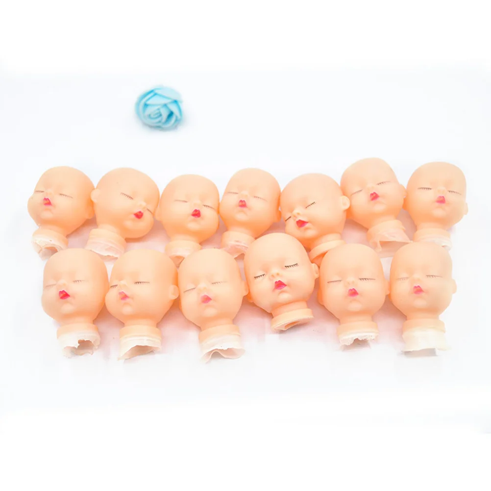 미니 수면  머리, DIY 핸드 페인팅, 바디 부품 공예,  머리, 어린이 선물용 벌크 액세서리