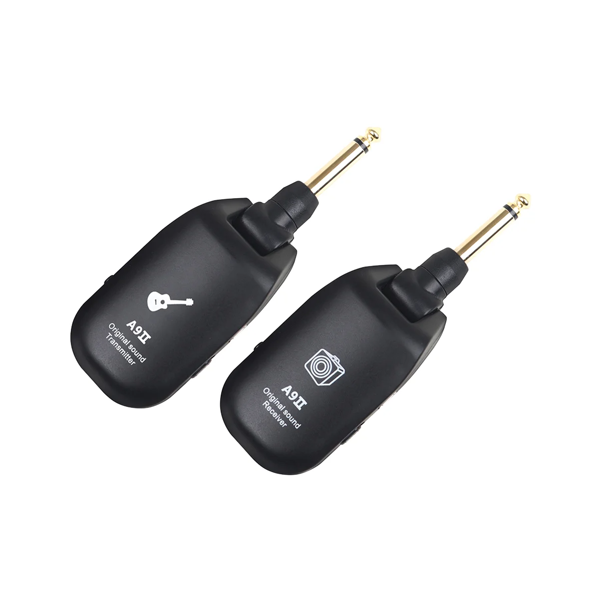 

Wireless Guitar System 2.4G Rechargeable 4 Channels Guitar Transmitter Receiver for Electric Guitar Bass