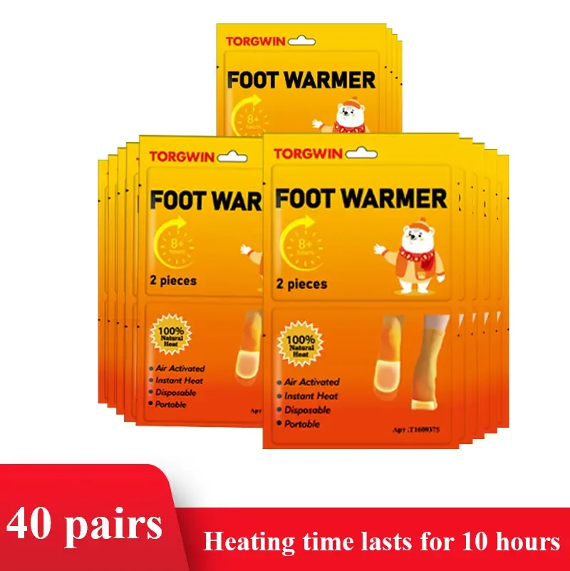 40pairsInsoleFootHeatWarmersMultifunctionalHandToeWarmers