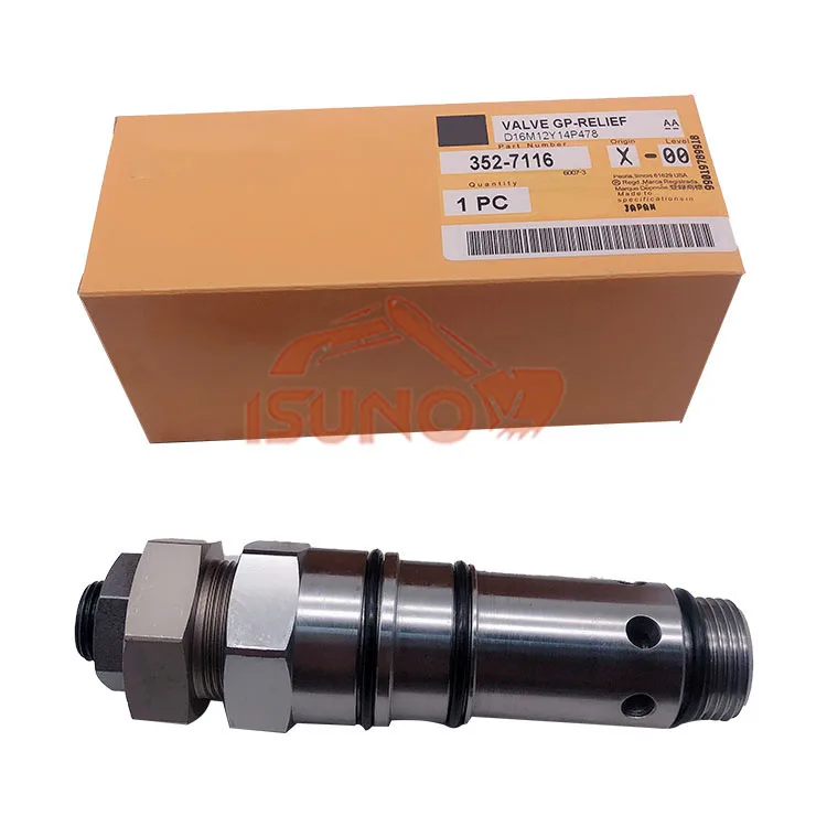 Hydraulic parts 310-0394 352-7113 352-7116 352-7117 for E336D E320D E325D Main Relief Valve
