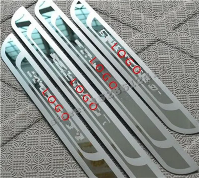 

For Peugeot 108 5008 308 2008 3008 307 206 207 407 4008 408 Door Sill Scuff Plate Guard Threshold Pedal Styling Car Accessories