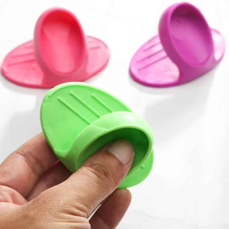 2pcs Silicone Gloves Oven Heat Insulated Finger Gloves Cooking Microwave Non-slip Gripper Pot Holder Kitchen Baking Tool kitchen tools