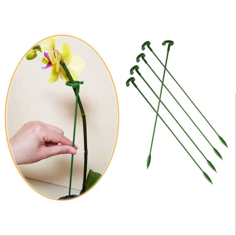 10pcs Plastic Plant Supports For Plants Flower Stand Reusable Protection Tool Garden Supplies