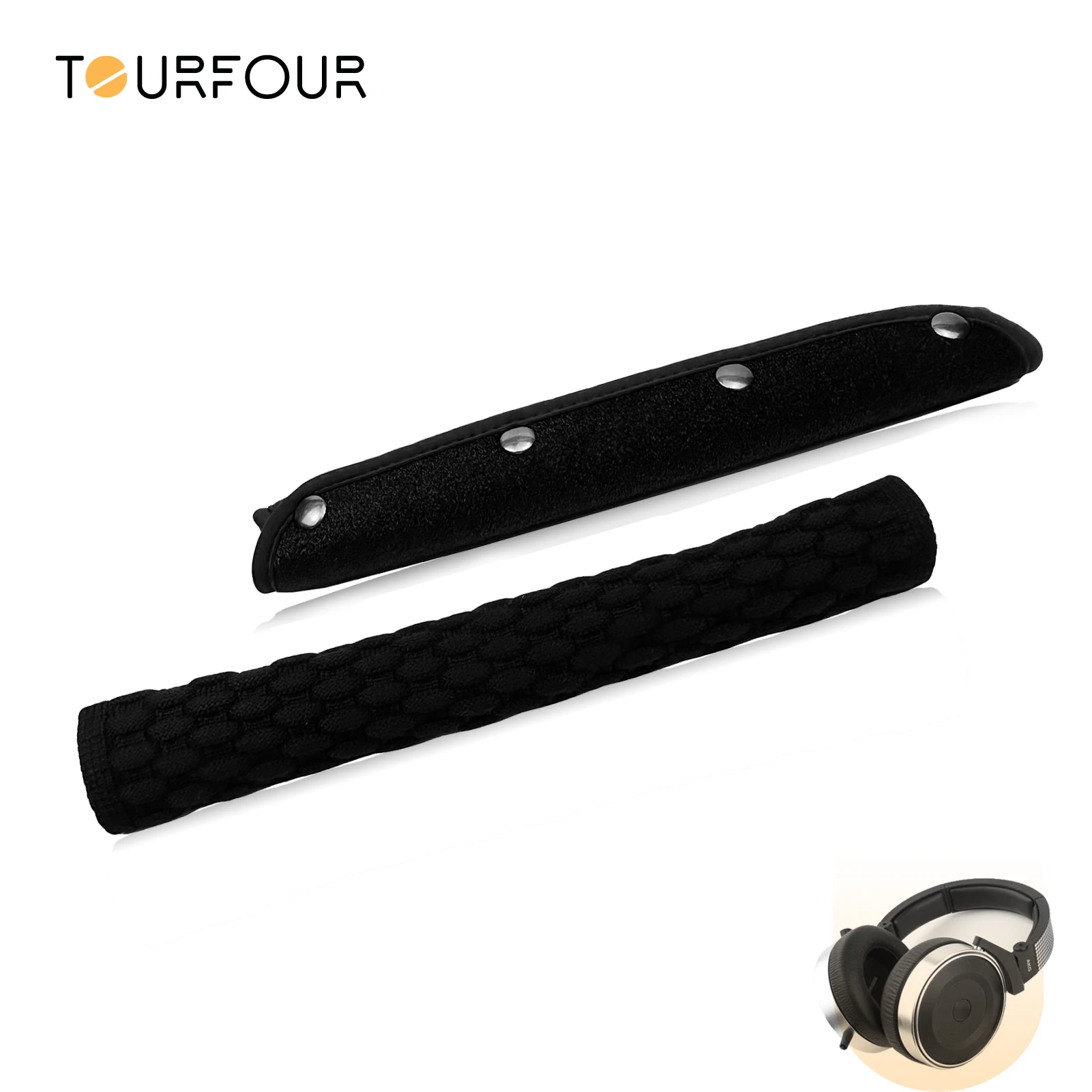 TOURFOUR 헤드밴드 커버, Bluedio T5,T4,T3,T2,T6,T6S,T6C,T7,T7 + 헤드폰 위브 헤드빔과 호환 가능