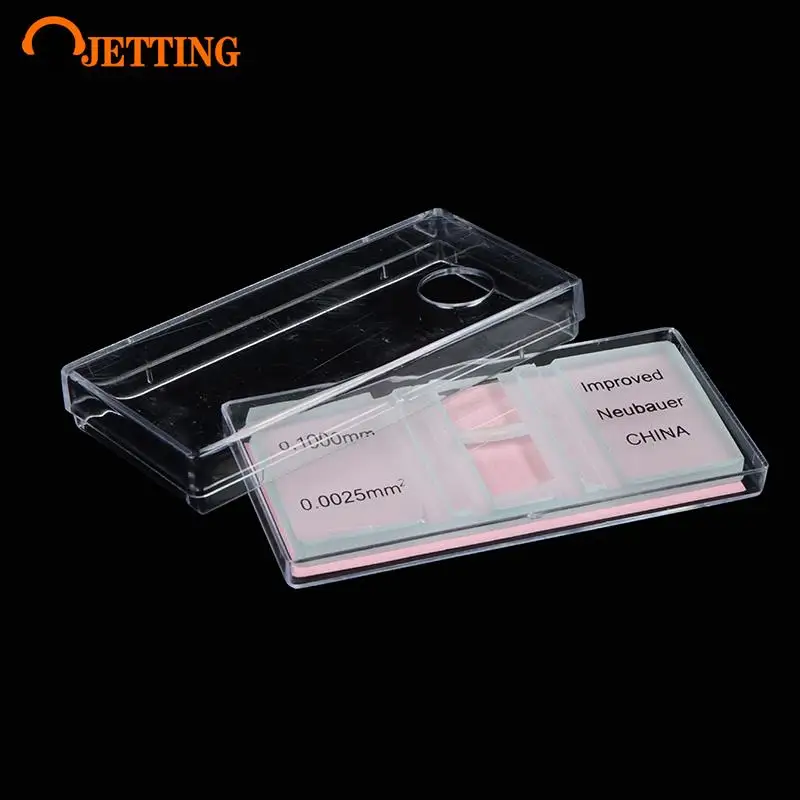 

74*33mm Blood Cell Count Plate Glass Microscope Slide With Grid Counting Chambers For Hemocytometer Yeast Counting Biology TooL