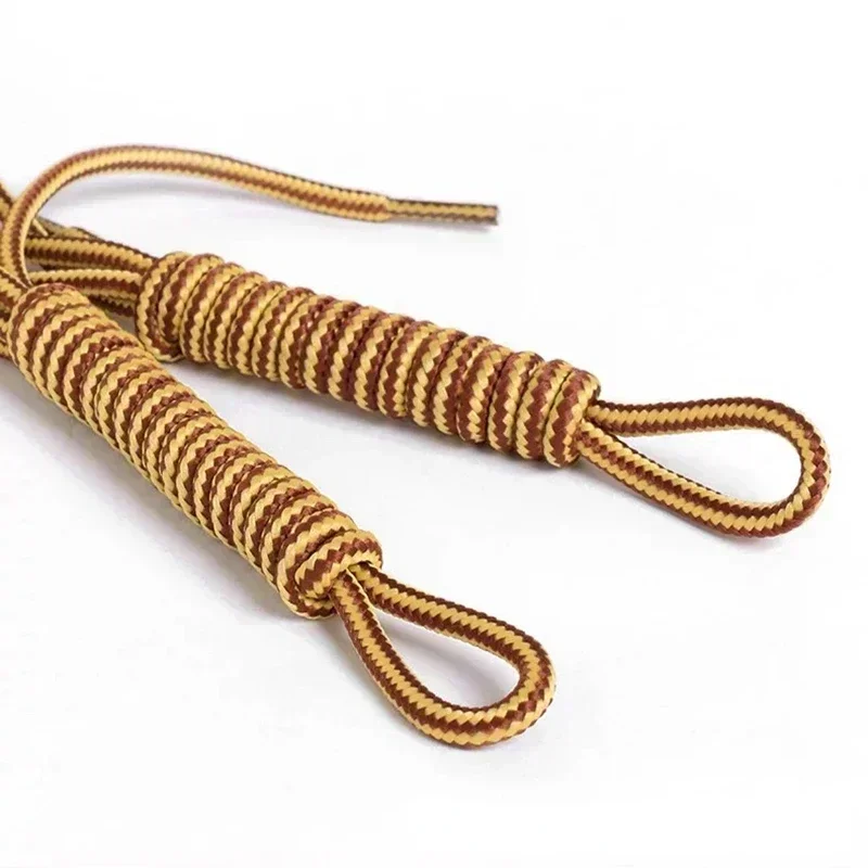 18 Colors Striped Double Color Shoe Laces Round Outdoor Sneakers Shoelaces Cotton Boots Shoelace 70CM 90CM 120CM 150CM