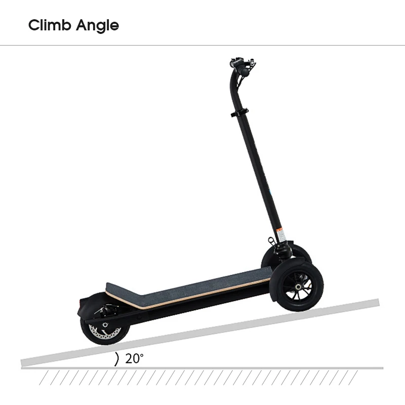 Scooter elétrica dobrável para adultos, skate de mobilidade, 3 rodas, 500W, armazém da UE, pronto para enviar