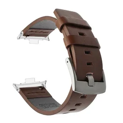 Elegant Leather Smart Watch Band - Premium Wrist Strap Accessory - Mi band 8 9pro (Brown S)