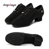 Latin Ballroom Dance Shoes for Women Lace-up Practice Closed Toe Modern Salsa Dance Teaching Performance Dancing Shoes Sneakers 5