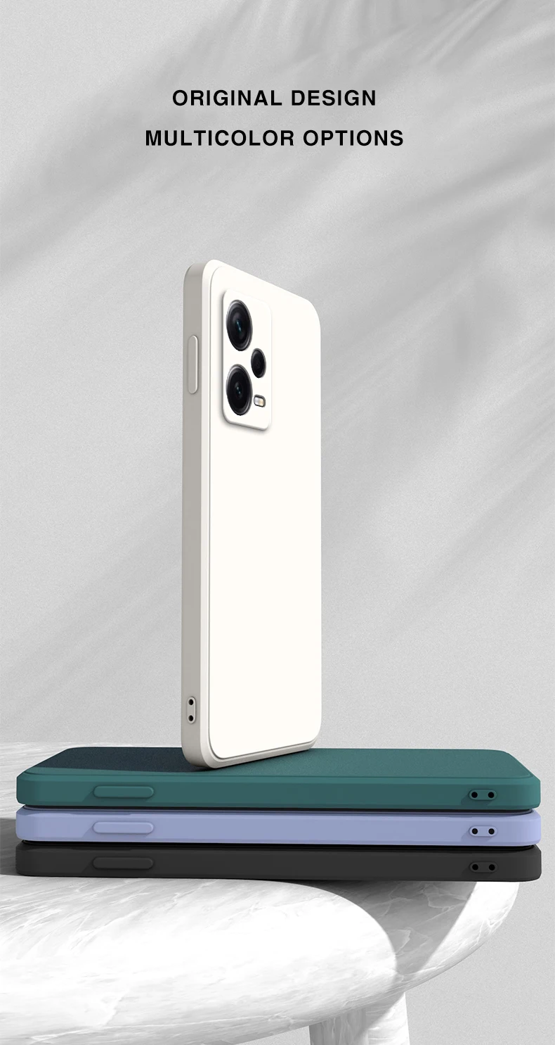 Neue Silikonhülle für Xiaomi Redmi Note 12 13 Pro Plus 5G Global Softs Redmi Note 12 12s 12c 13c 4G Rückseite – Detail 8