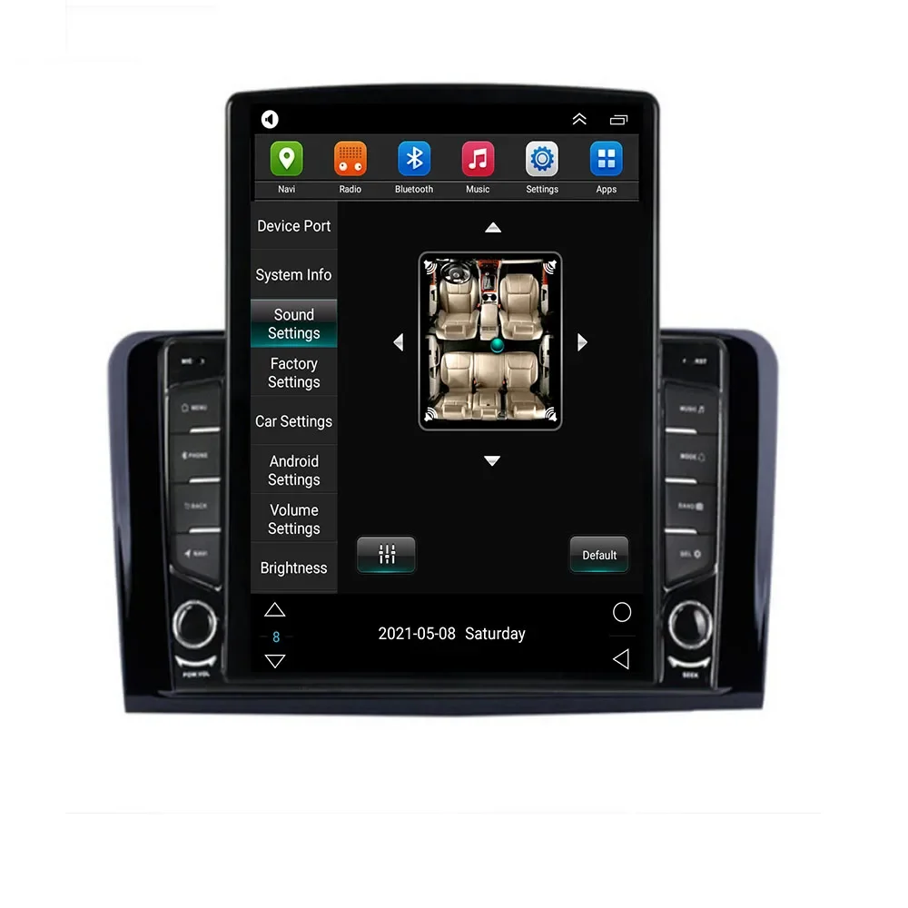 Android 13 Car Multimedia Player For Mercedes Benz ML GL W164 ML350 ML500 GL320 X164 ML280 GL350 GL450 Tesla GPS Navigation dvd