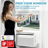 QWMidea 12,000 BTU U-Shaped Smart Inverter Air Conditioner,with Open Window Flexibility,Works with Alexa/Google Assistant 5