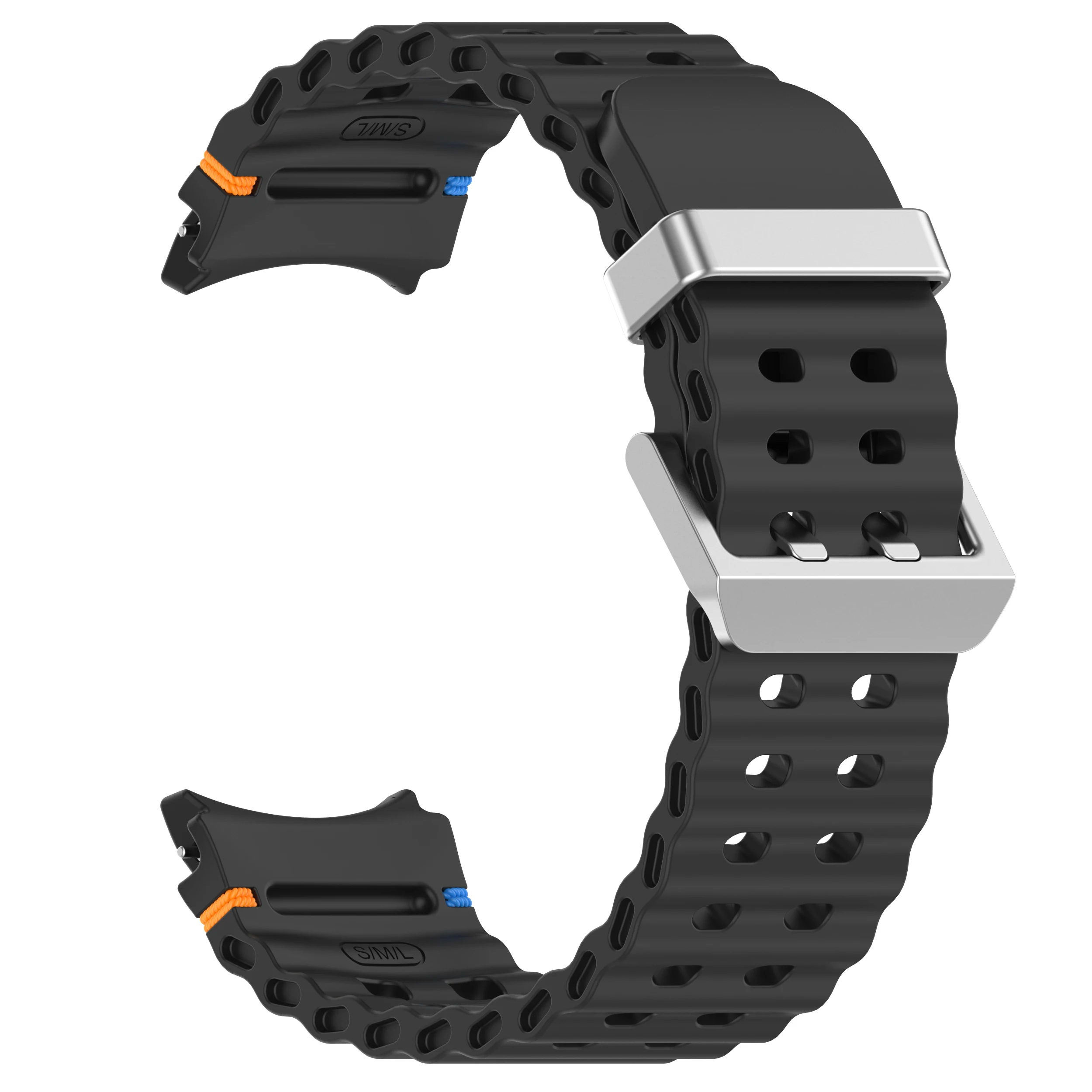 Seamless Silicone Watch Band - Versatile Smartwatch Strap