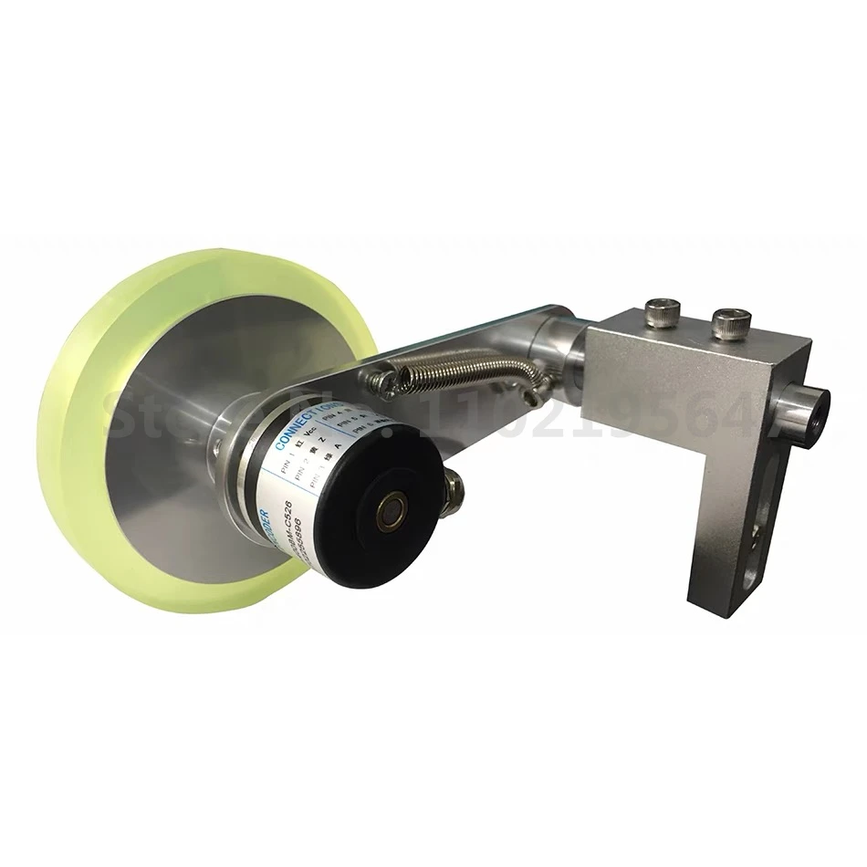 ロータリーエンコーダゴムホイールブラケットl型測定エンコーダ