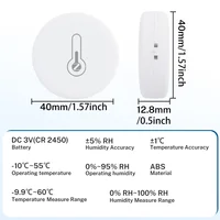 1~4pcs Tuya Zigbee 3.0 Temperature Humidity Sensor for Smart Home via SmartLife APP Remote Control Works with Yandex Alexa - Image 6