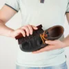 2 Pcs Shoe Brush Boot Care Kit Brown Boots Cleaning Mane Athletic Shoes 6
