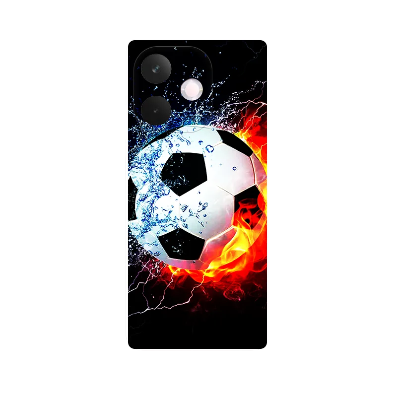Football-Themed Soft Silicone Protective Phone Case - Sporty Back Cover Etui s