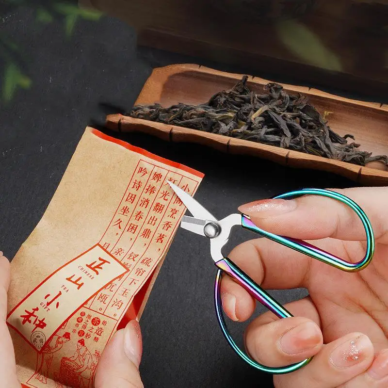 Mini Edelstahl Schere Vintage Schneider Schere Langlebige Stickerei Schere Stoff Faden Cutter Handwerk Werkzeug Für Nähen – Detail 11