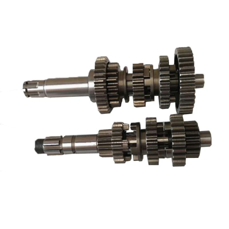 Motorcycle Main Countershaft Gearbox Shaft for Regal Raptor DD350 DD350-6C DD350-6D DD350G 350cc Engine Sets Of Teeth DD 350