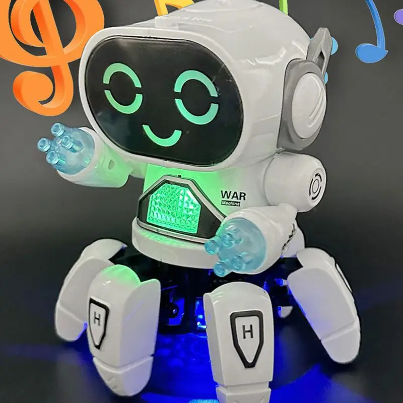 Dancing Walking Robot Toy Interactive Electric Toy Octopus-Shaped Music Robot Flashing Lights Intelligent Sensor Toy Robot Kid 2