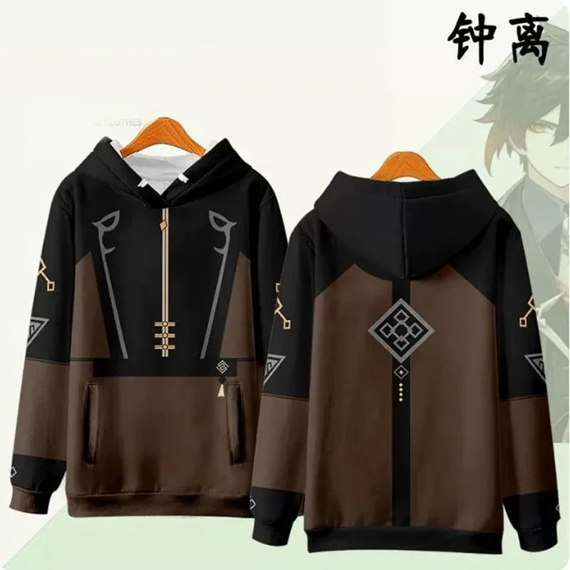 

Hot Game Genshin Impact Zhongli Zhong Li Cosplay Costume 3D Print Oversized Women/Men Hoodie Sweatshirt Casual Tracksuit 2024