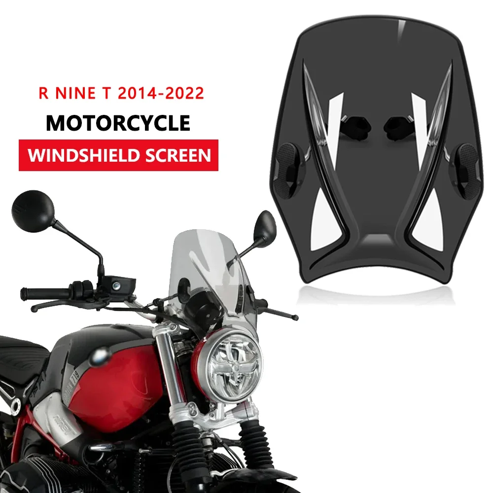 For R NINE T Wind Deflector New Universal Motorcycle Windscreen Windshield Covers Screen Motorbikes Deflector Large wi_voghion.com