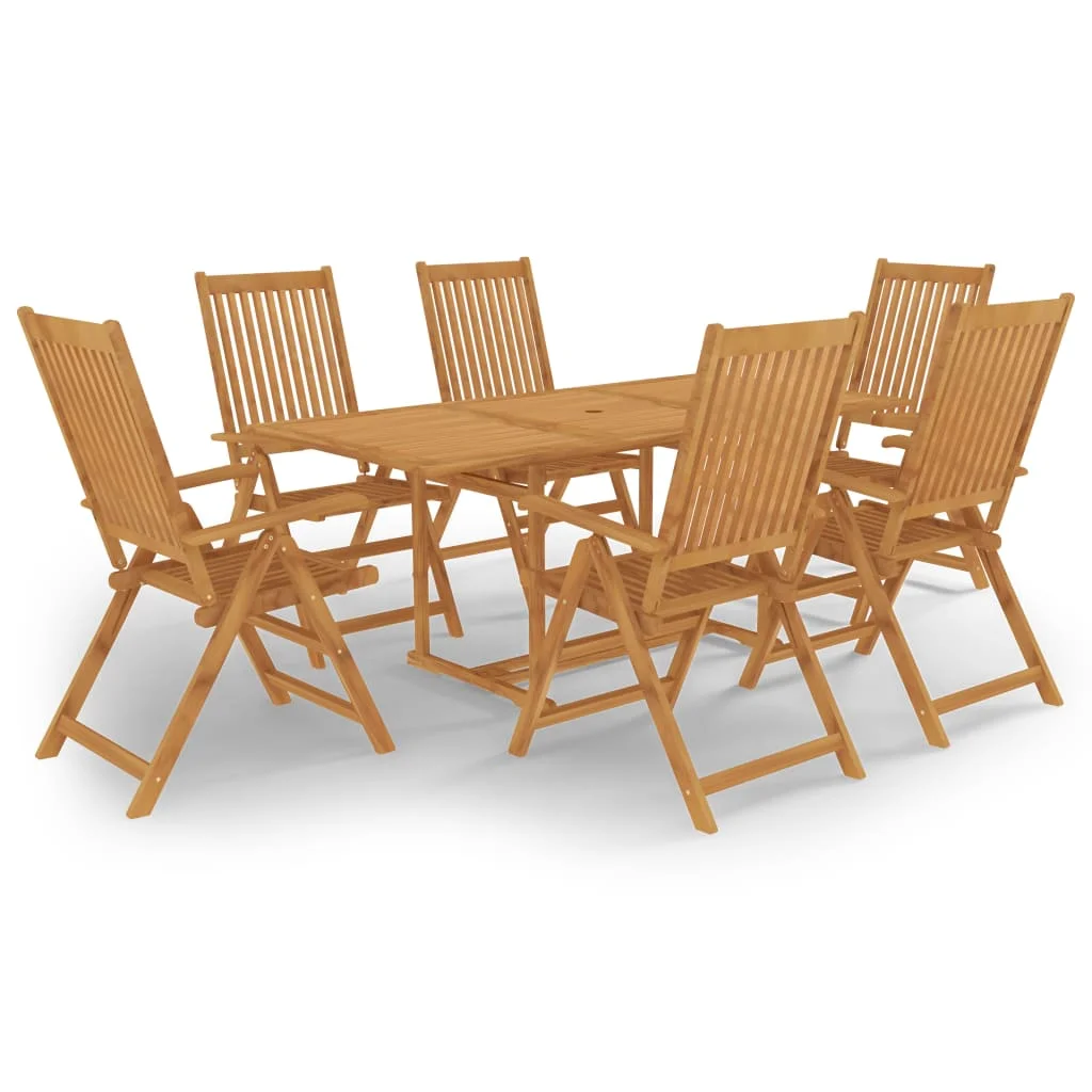 Soggiorno Da Giardino 7 Pezzi In Legno Massello Teck