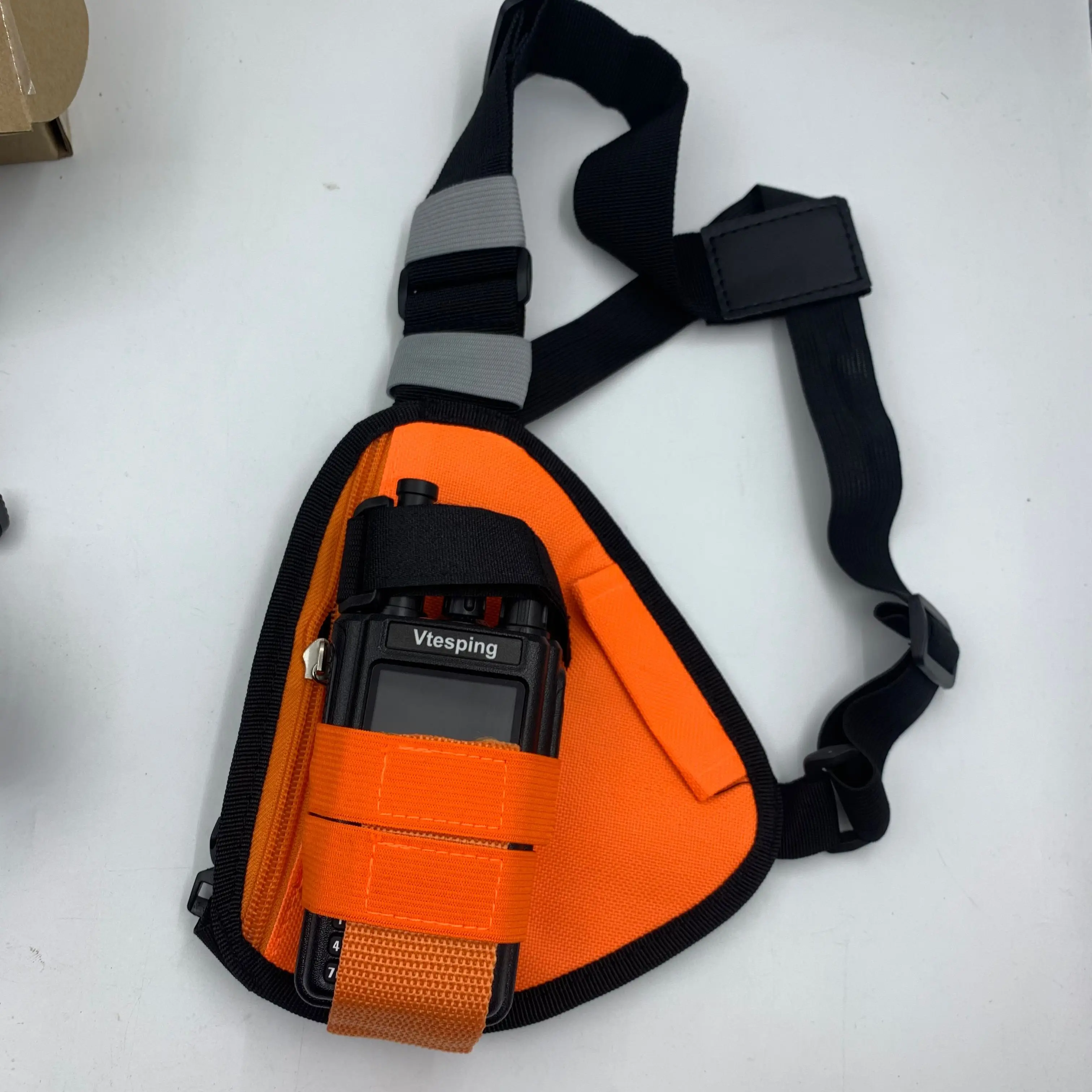 Nylon Chest rig  military equipment waist package for walkie talkie holster tactical harness