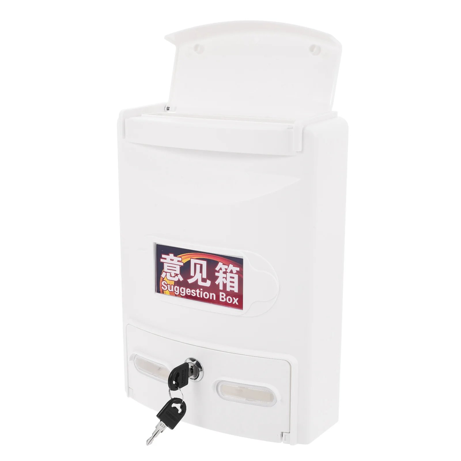 Wall Mount Mailbox Locking Complaint Box Vote Box With Slot Outdoor Mailboxes Ballot Newspaper Mailbox Garden Supplies