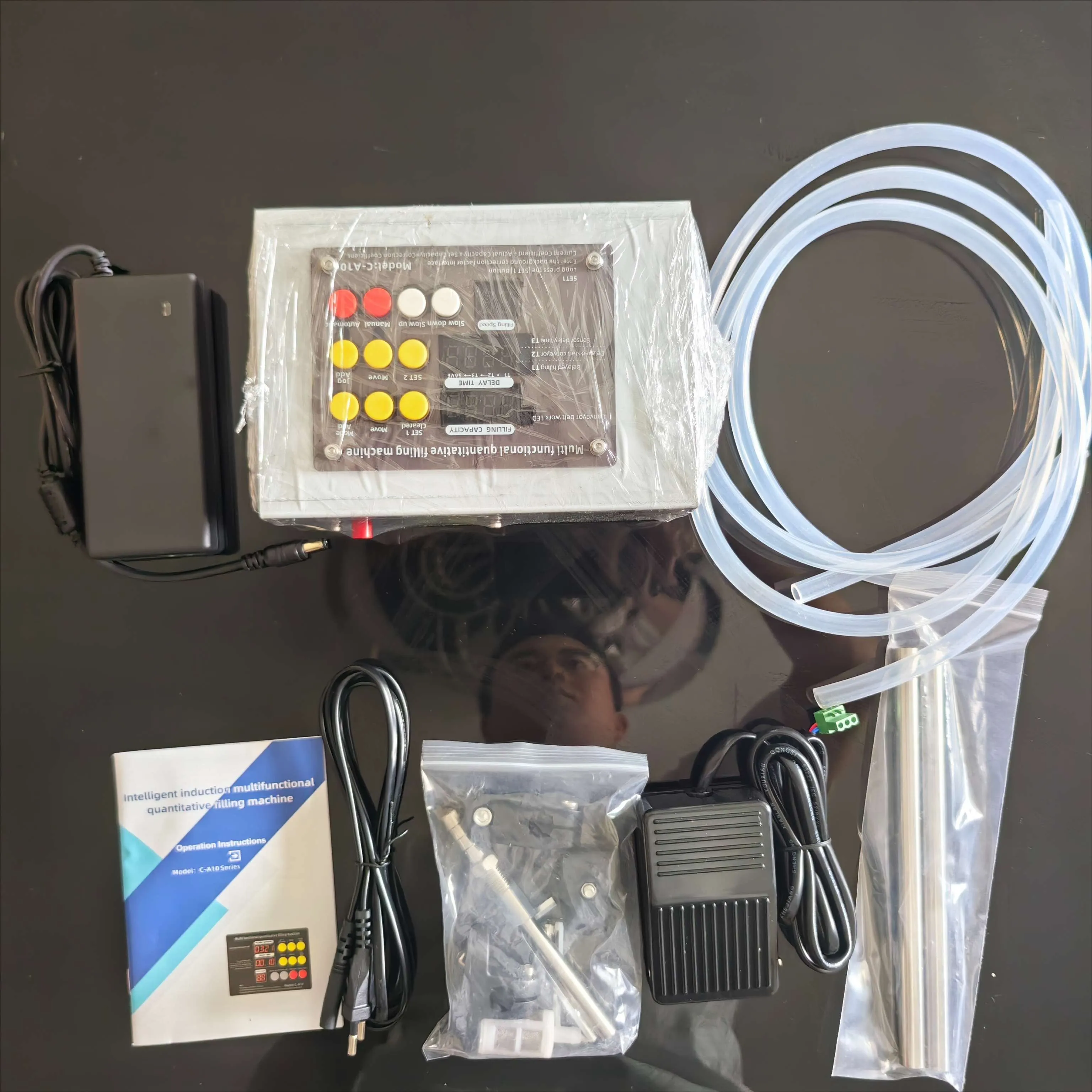 Electrical Liquid Filling Machine Bottle Water Filler Digital Pump For Perfume Drinking Beverage Juice Olive Oil 0-4000ml liquid filling machine
