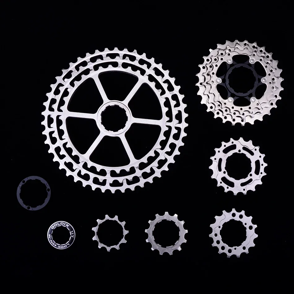 Bicycle Cassette GOLDIX Ultralight MTB Cassette CNC 10/11/12Speed 46-52T HG Freewheel for SHIMANO DEORE SLX XT SRAM Transmission