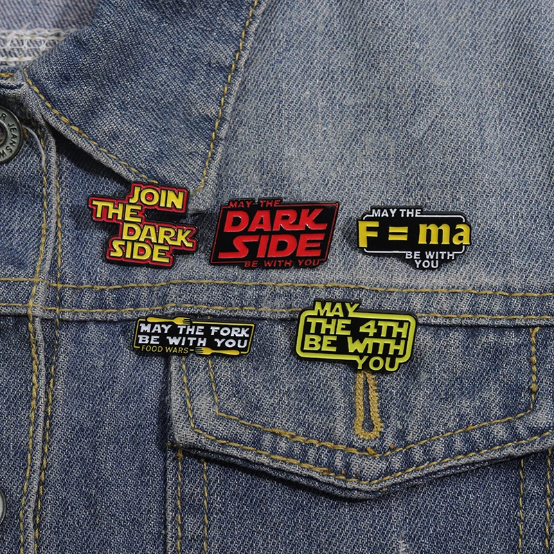 Science-Fiction-Film Cartoon Emaille Pins können die 4. mit Ihnen Phrase Revers Abzeichen Broschen Zubehör Geschenk für Fans Freunde sein – Detail 6