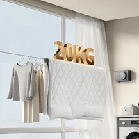 Invisible Clothesline Retractable Drying Rack Stainless Steel Pull-out Drying Machine Indoor Balcony Household Drying Rack 2