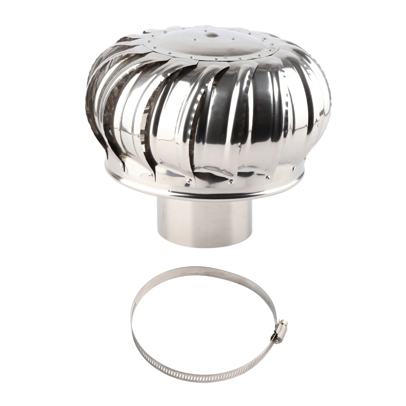 Roof Ventilator Stainless Steel Silent Automatic Working Roof Ventilating Fan High Temperature Resistant for Commercial
