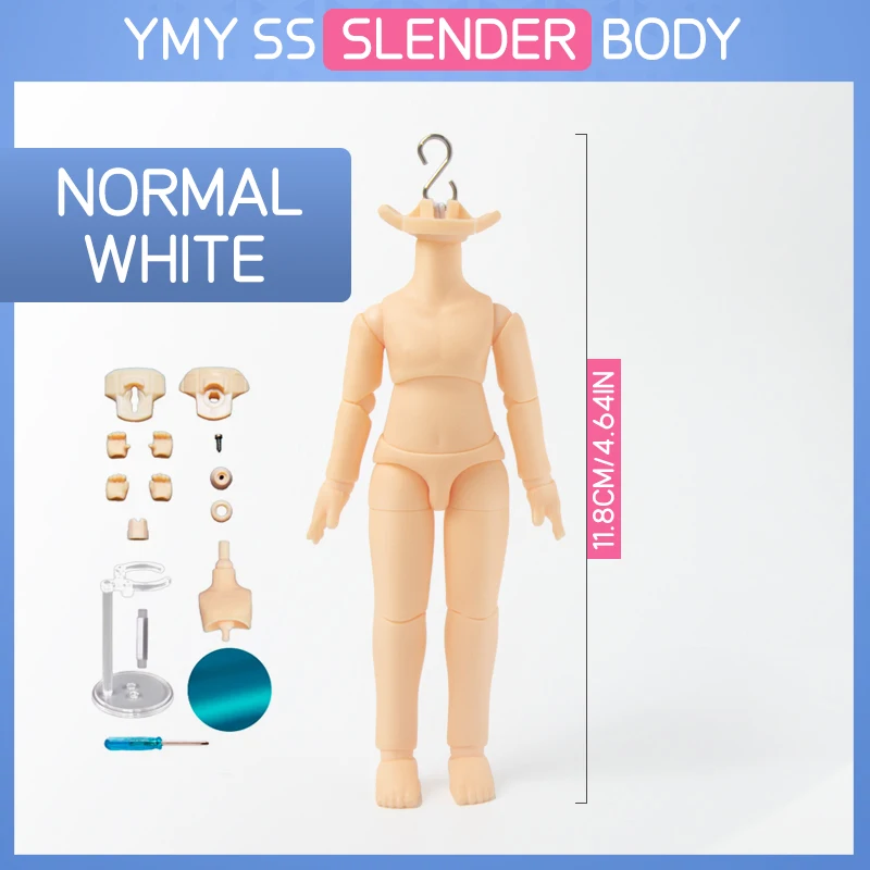 Doll Accessories: YMY S Hook for Movable Joint Anime Figure in White Suntan Skin