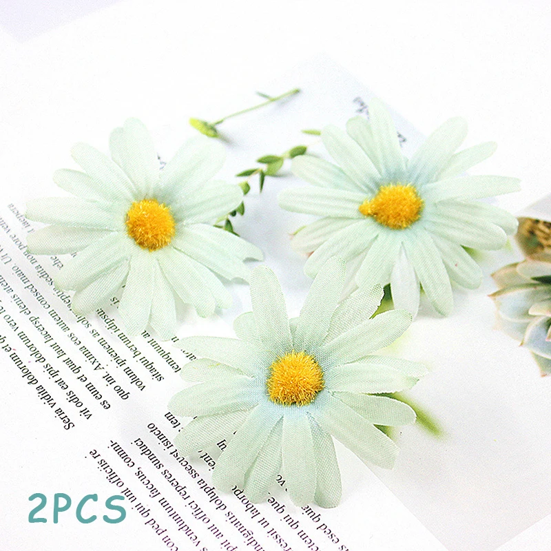 2Pcs Süße Gänseblümchen Haar Clips Seite Pony Clip Nette Kleine Sonnenblume Blume Haarnadel Frauen Haar Zubehör Für Den Täglichen Gebrauch – Detail 6