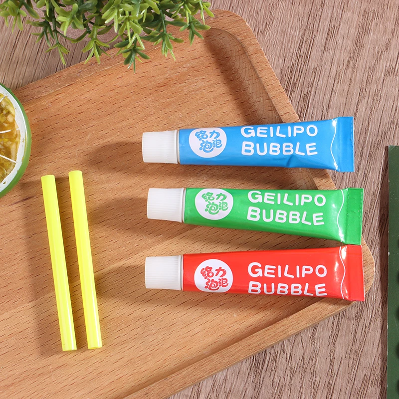 

1Set Safe Magic Bubble Glue Blowing Ball Space Balloon Colorful blow bubbles Toys Outdoor Fun Kids Toy Not Easy To Break