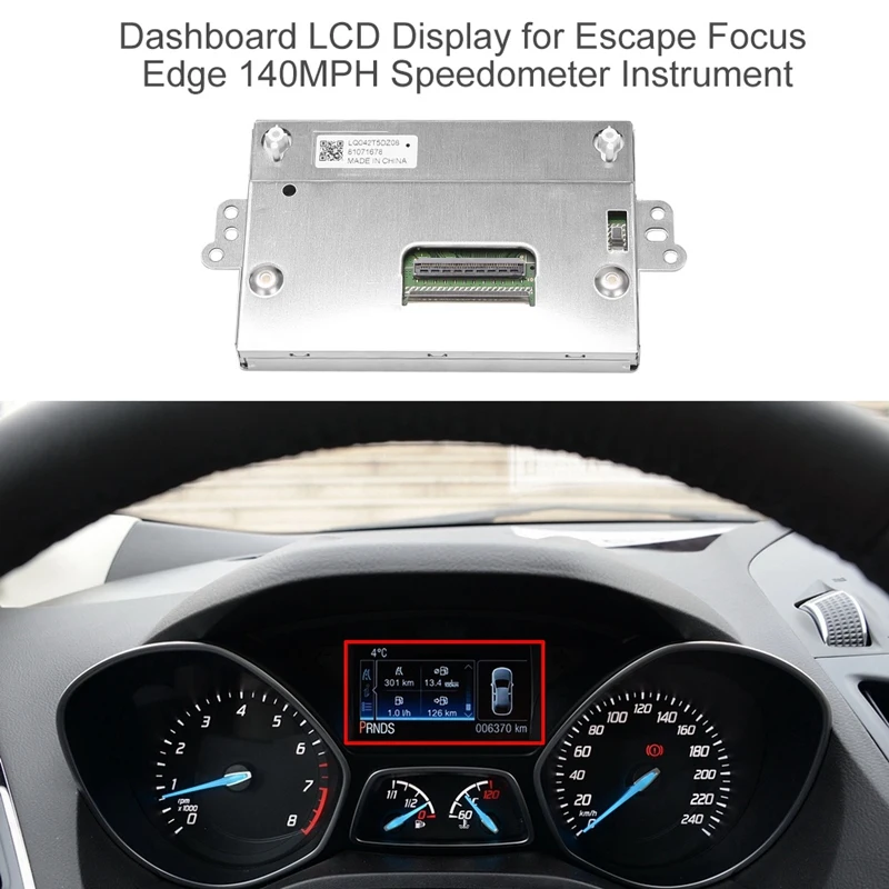 Tela para Ford Ofertas Superiores Polegada Escape Foco Borda Gps Navegação Display Lcd Reparação Tela Substituição Lq042t5dz14 Lq042t5dz1 4.2 - Image 2