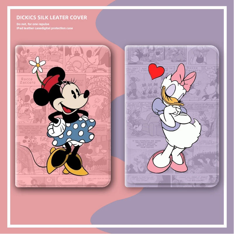 Disney Minnie Luxury Ipad Air 21 Case Air 4 Silicone Protective Case Cover For Ipad Pro Mini 6 10 2 Inch Anti Drop Soft Cover Tablets E Books Case Aliexpress
