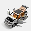 1/24 Range Rover SUV Alloy Car Model Diecasts Metal Off-road Vehicles Car Model Sound Light Simulation Collection Kids Toys Gift 2