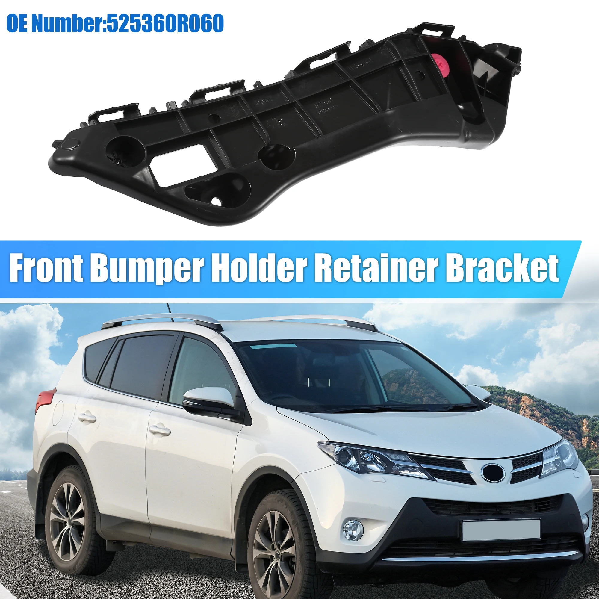 

X Autohaux левая сторона передний бампер Монтажный кронштейн № 2016 R060 для Toyota Rav4 2017 2018