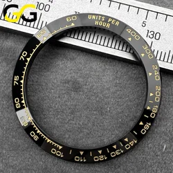 High - Quality Ceramic Bezel with White Gold Text and Black Coffee Hue (2)