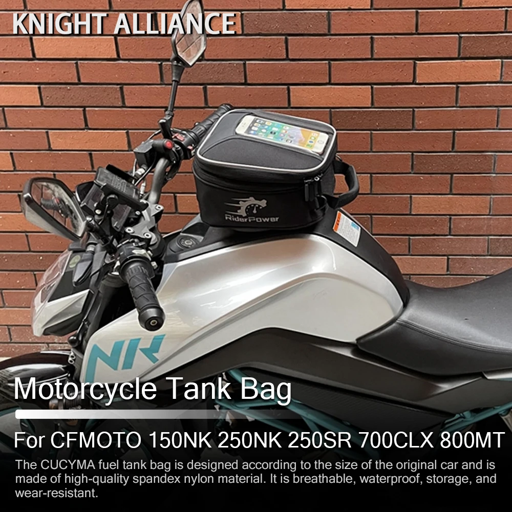 

Tanklock Fuel Tank Bag For CFMOTO 150NK 250NK 250SR 700CLX 800MT NK250 MT800 CF 250 650 400 NK SR Tankbag Motorcycle Riding Bags