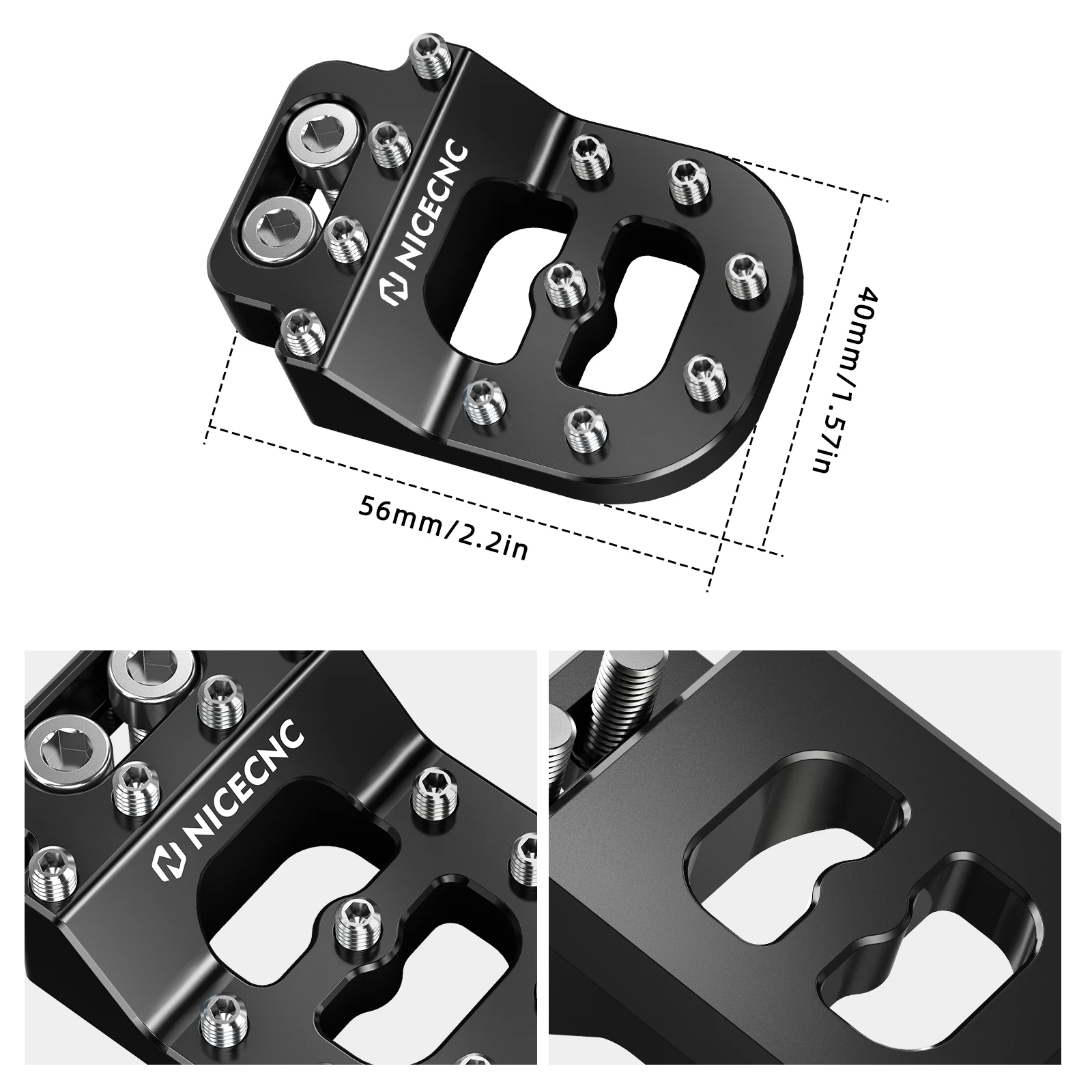 Für KTM 690 SMC R /Enduro R Gestuftes Hinterrad-Bremspedal 790 890 Adventure R 990 1190 1290 Super Adventure R/S/T 390 Adventure R – Detail 10